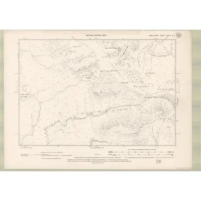 1897 Map of Argyll and Bute Sheet XXVIII.NE, 1900 Print