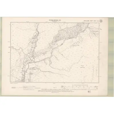 1897 Map of Argyll and Bute Sheet XXVIII.NW, 1900 Print