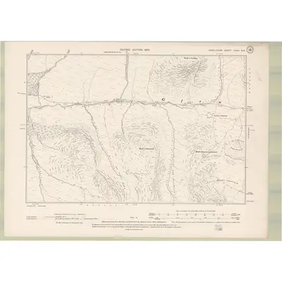 1897 Map of Argyll and Bute Sheet XXVIII.SE, 1900 Print