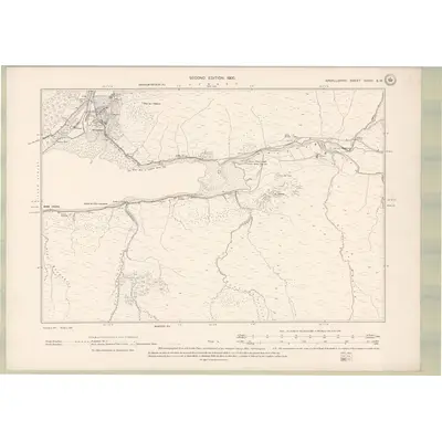 1897 Map of Argyll and Bute Sheet XXVIII.SW, 1900 Print