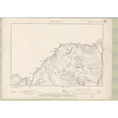 1897 Map of Argyll and Bute Sheet XXX.SW, 1900 Print