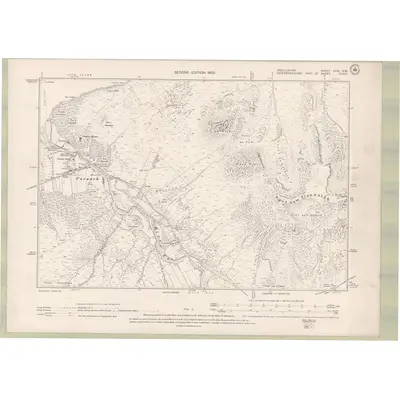 1897 Map of Argyll and Bute Sheet XXXI.SW, 1900 Print