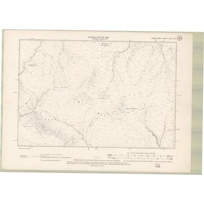 1897 Map of Argyll and Bute Sheet XXXII.SE, 1900 Print