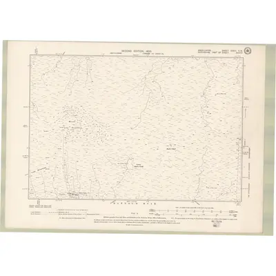 1897 Map of Argyll and Bute Sheet XXXIII.SW, 1900 Print
