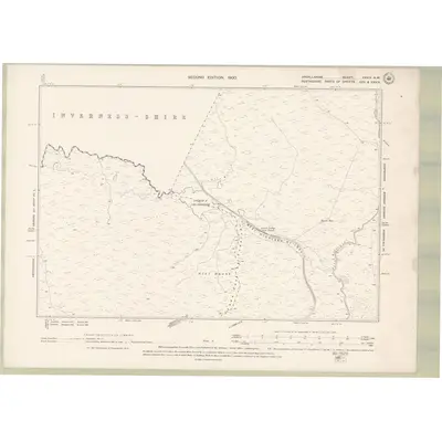1897 Map of Argyll and Bute Sheet XXXIV.NW, 1900 Print