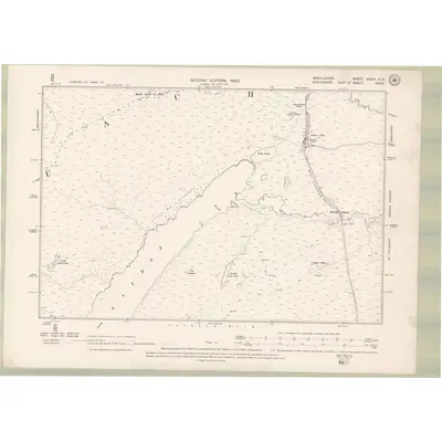 1897 Map of Argyll and Bute Sheet XXXIV.SW, 1900 Print