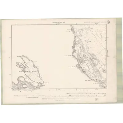 1897 Map of Argyll and Bute Sheet XXXIX.SW, 1900 Print