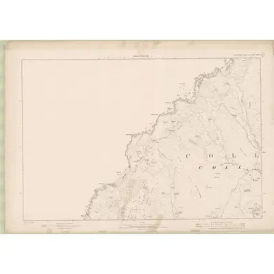 1897 Map of Argyll and Bute Sheet XXXVI, 1900 Print