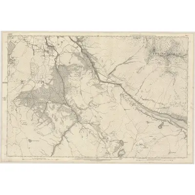 1870 Map of Argyllshire, Sheet C, 1875 Print