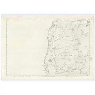 1868 Map of Argyllshire, Sheet CC, 1873 Print