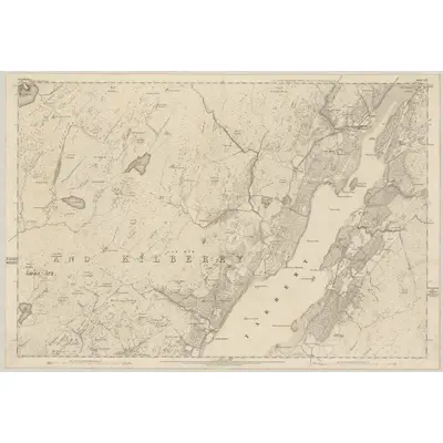 1867 Map of Argyllshire, Sheet CCI, 1873 Print