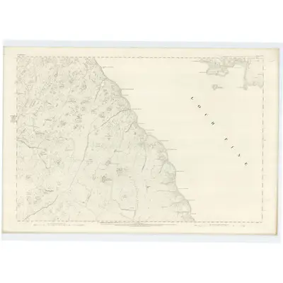 1867 Map of Argyllshire, Sheet CCII, 1873 Print