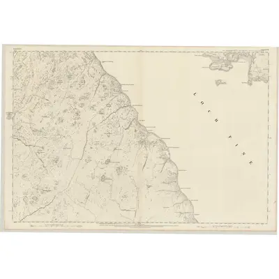1867 Map of Argyllshire, Sheet CCII, 1873 Print