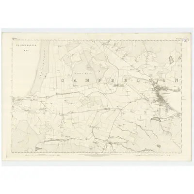 1866 Map of Argyllshire, Sheet CCLVII, 1869 Print