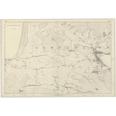 1866 Map of Argyllshire, Sheet CCLVII, 1869 Print