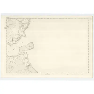 1866 Map of Argyllshire, Sheet CCLVIII, 1869 Print
