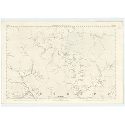 1866 Map of Argyllshire, Sheet CCLXII, 1869 Print