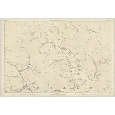 1866 Map of Argyllshire, Sheet CCLXII, 1869 Print