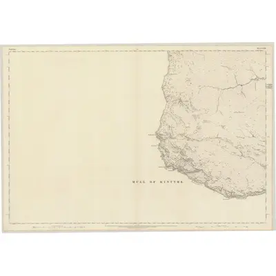 1866 Map of Argyllshire, Sheet CCLXIV, 1869 Print