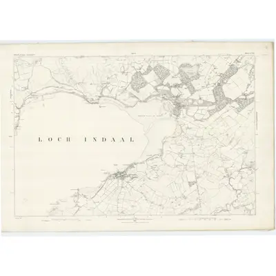 1878 Map of Argyllshire, Sheet CCVIII, 1882 Print