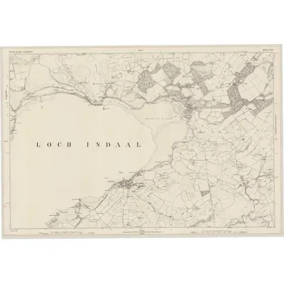 1878 Map of Argyllshire, Sheet CCVIII, 1882 Print