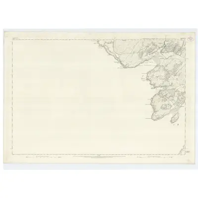 1868 Map of Argyllshire, Sheet CCXI, 1873 Print