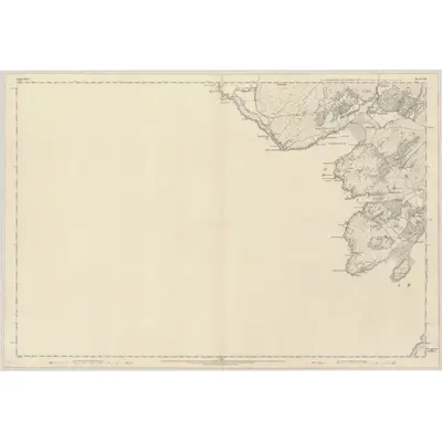 1868 Map of Argyllshire, Sheet CCXI, 1873 Print