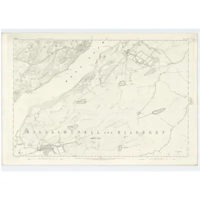 1867 Map of Argyllshire, Sheet CCXII, 1873 Print