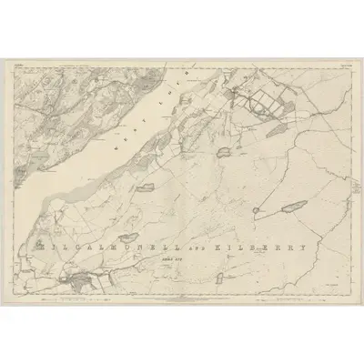 1867 Map of Argyllshire, Sheet CCXII, 1873 Print
