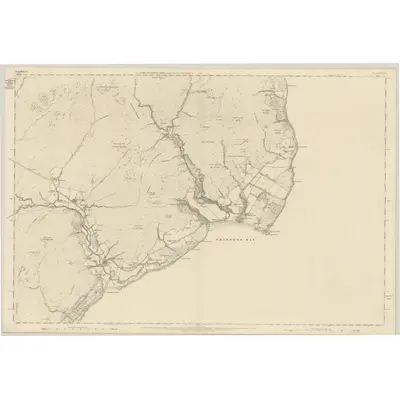 1867 Map of Argyllshire, Sheet CCXIII, 1870 Print