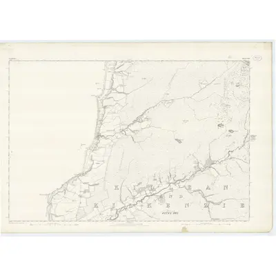 1867 Map of Argyllshire, Sheet CCXLI, 1869 Print