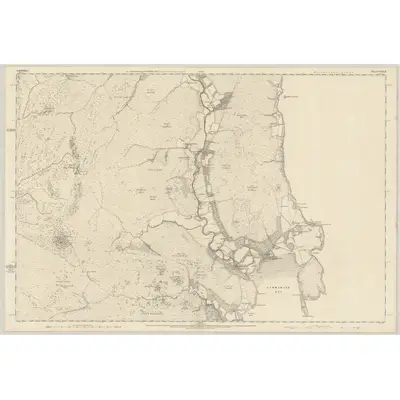 1867 Map of Argyllshire, Sheet CCXLII, 1869 Print