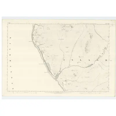 1864 Map of Argyllshire, Sheet CCXLIII, 1869 Print