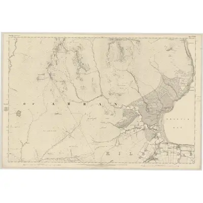 1864 Map of Argyllshire, Sheet CCXLIV, 1868 Print