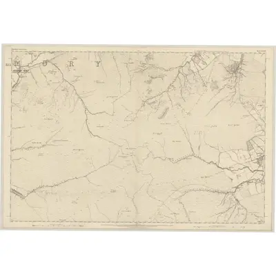 1864 Map of Argyllshire, Sheet CCXLIX, 1868 Print
