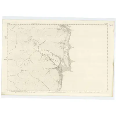 1867 Map of Argyllshire, Sheet CCXLVII, 1869 Print