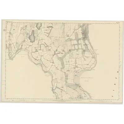 1863 Map of Argyllshire, Sheet CCXV, 1869 Print
