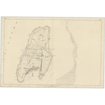 1856 Map of Argyllshire, Sheet CCXVI, 1869 Print