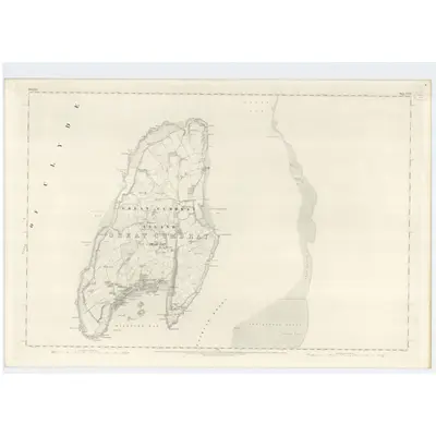 1856 Map of Argyllshire, Sheet CCXVI, 1869 Print