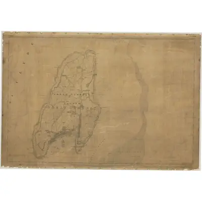 1856 Map of Argyllshire, Sheet CCXVI, 1869 Print