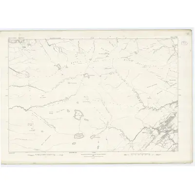 1878 Map of Argyllshire, Sheet CCXX, 1881 Print