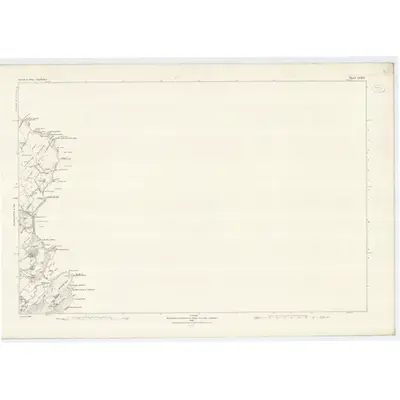 1878 Map of Argyllshire, Sheet CCXXI, 1881 Print