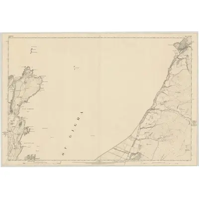 1867 Map of Argyllshire, Sheet CCXXIII, 1873 Print