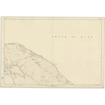 1864 Map of Argyllshire, Sheet CCXXVI, 1869 Print