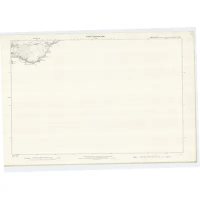 1876 Map of Argyllshire, Sheet CCXXX, 1881 Print