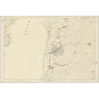 1867 Map of Argyllshire, Sheet CCXXXV, 1870 Print