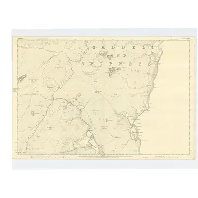 1867 Map of Argyllshire, Sheet CCXXXVI, 1870 Print
