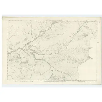1870 Map of Argyllshire, Sheet CII, 1874 Print