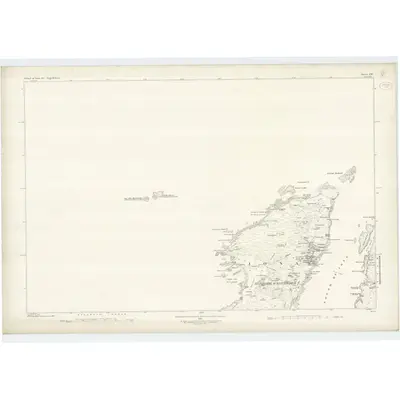 1878 Map of Argyllshire, Sheet CIV, 1881 Print