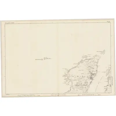 1878 Map of Argyllshire, Sheet CIV, 1881 Print